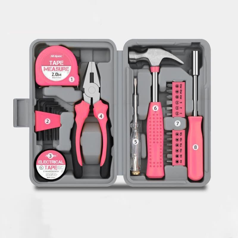 Household hand tool set Hex wrench storage screwdriver pliers Household hand tool set 9