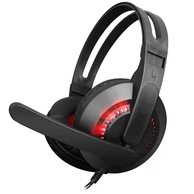 Mercedes A2 luminous headphones head-mounted computer game Internet cafe e-sports subwoofer headset with microphone eating chicken 6