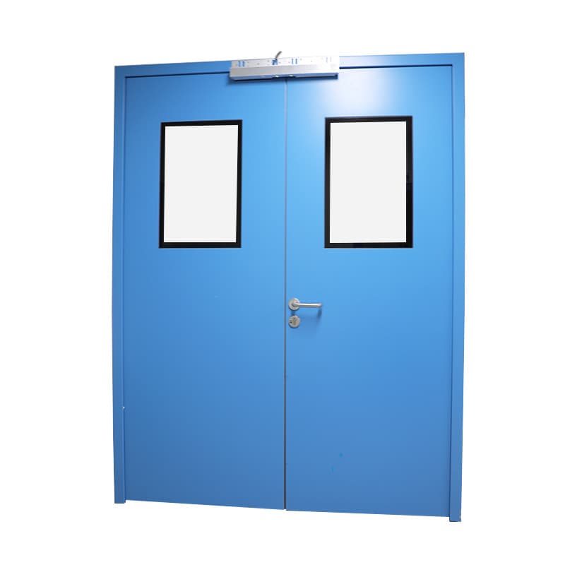 Hospital clean workshop handmade door stainless steel purification door export custom clean workshop steel door 5