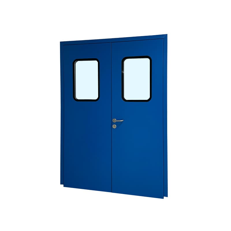 Hospital clean workshop handmade door stainless steel purification door export custom clean workshop steel door 6