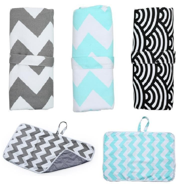 Out-and-out baby changing pad waterproof diaper pad foldable cotton wave Amazon sells maternal and child manufacturer diapers 3
