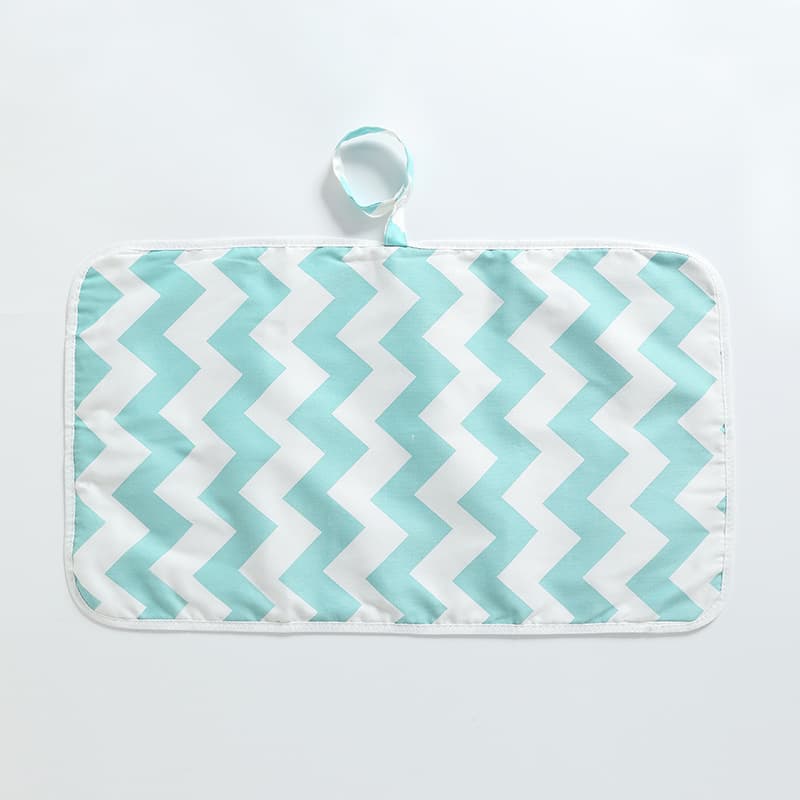 Out-and-out baby changing pad waterproof diaper pad foldable cotton wave Amazon sells maternal and child manufacturer diapers 7