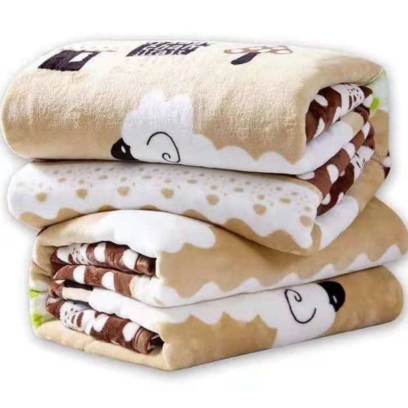 Flannel Blanket Air Conditioning Cover Blanket Children's Blanket Lunch Break Thickened Coral Fleece Gift Blanket Manufacturer Wholesale Support Dropshipping 5