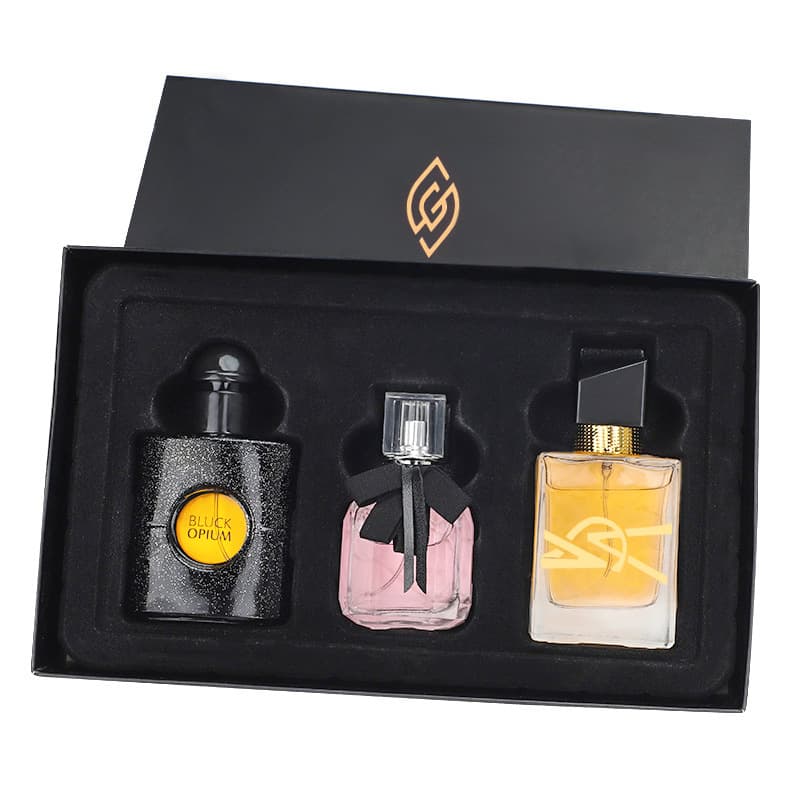 Foreign trade cross-border popular men's cologne set, floral and fruity fragrance, long-lasting fragrance, women's perfume gift box wholesale 7