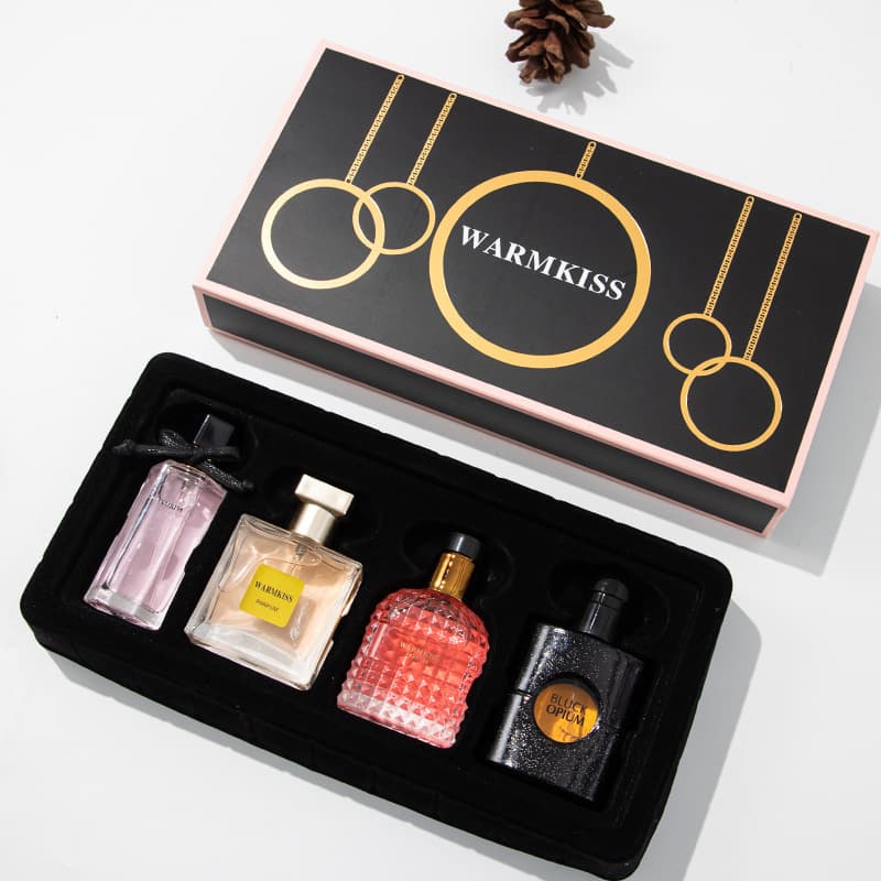 Foreign trade cross-border popular men's cologne set, floral and fruity fragrance, long-lasting fragrance, women's perfume gift box wholesale 9