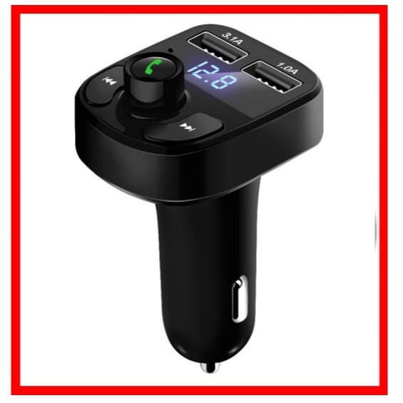 X8 Car MP3 Fast Charging Car Bluetooth 5.0 Hands-Free Car FM Transmitter Car FM Player