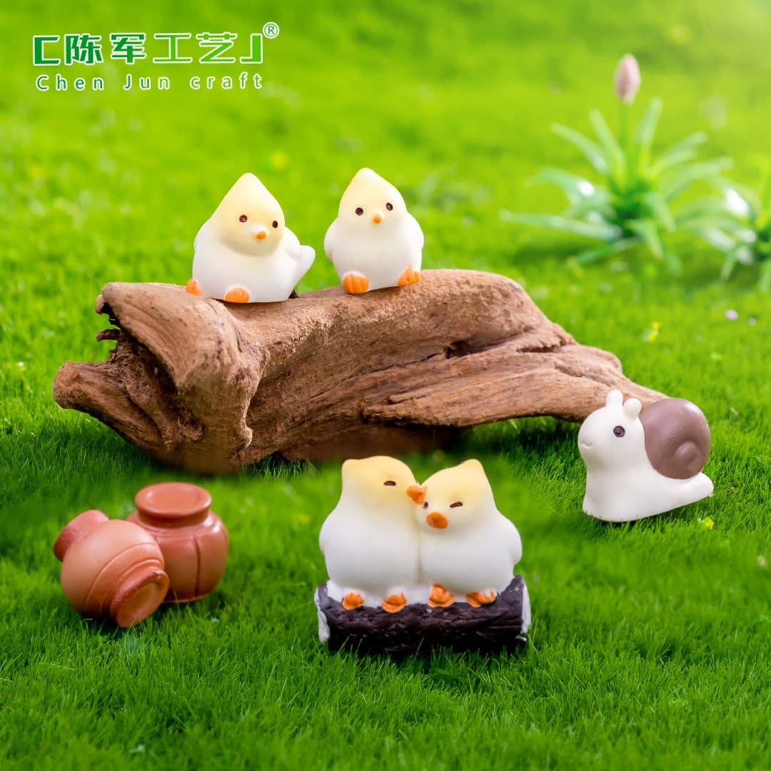 Micro landscape creative cute little rabbit animal gardening landscaping diy decoration accessories mini miniature ornaments 2