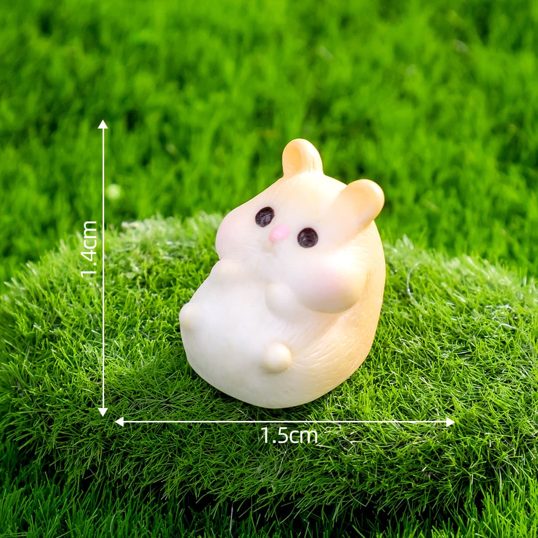 Micro landscape creative cute little rabbit animal gardening landscaping diy decoration accessories mini miniature ornaments 8