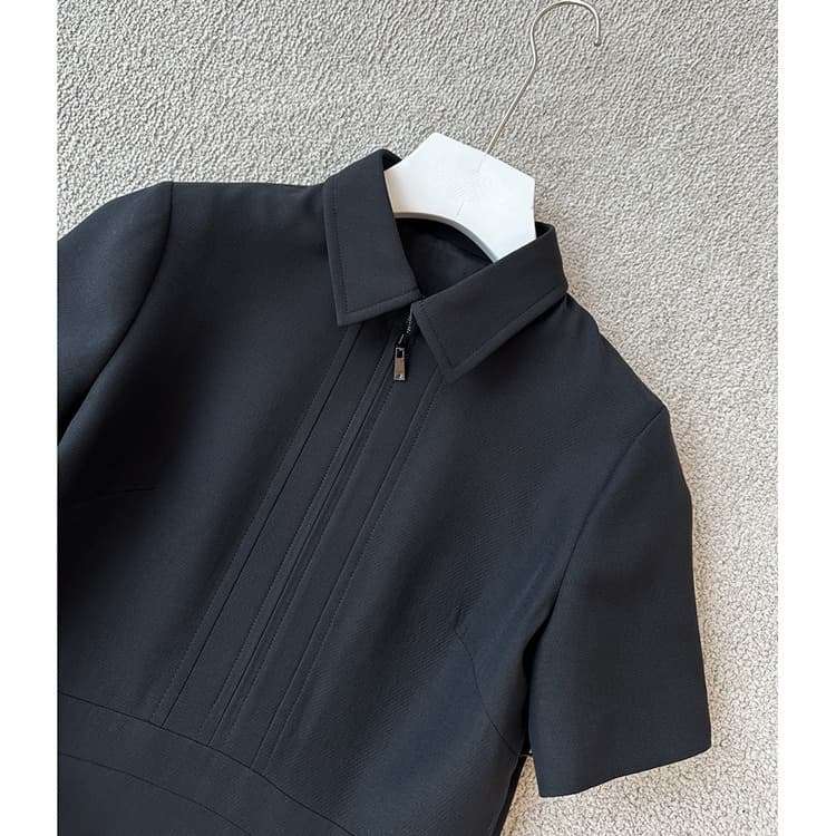 Spot cattle goods C grade! D*O* elegant Italian D blended short-sleeved dress dropshipping 5