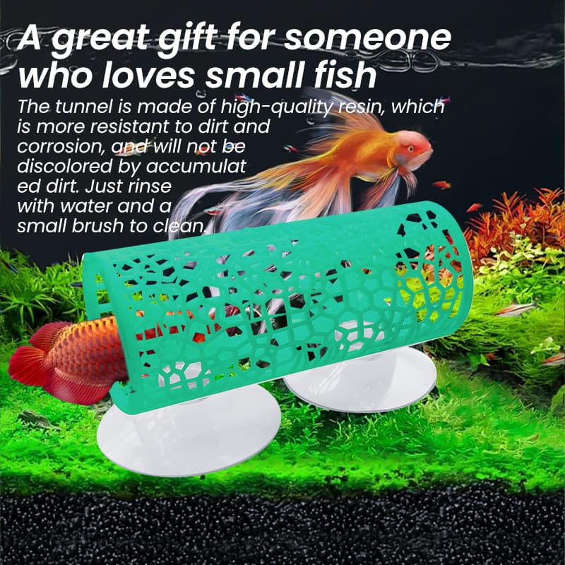 Amazon new product Fish tunnel toys fish hiding tunnel toys aquarium decorative fish tank accessories 4