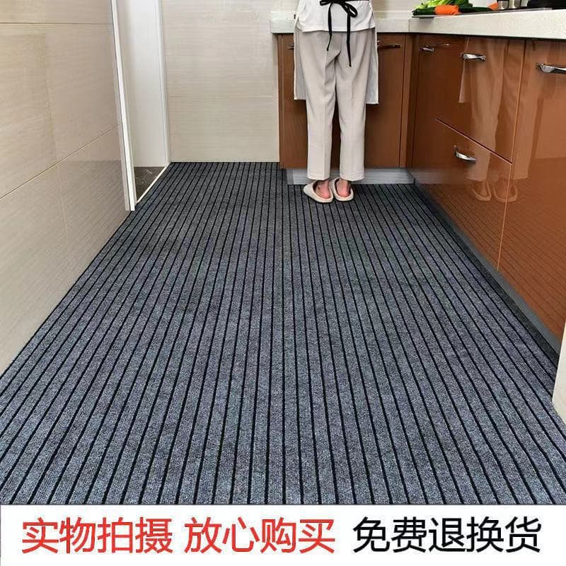 Kitchen floor mats, non-slip and oil-proof floor mats, wipeable and washable floor mats, household floor absorbent mats, fully paved carpets 7