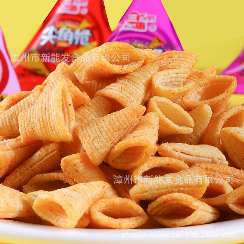 Sanhui crispy crispy big bag, crispy crispy rice cake, crispy Haidilao snacks, puffed food 3