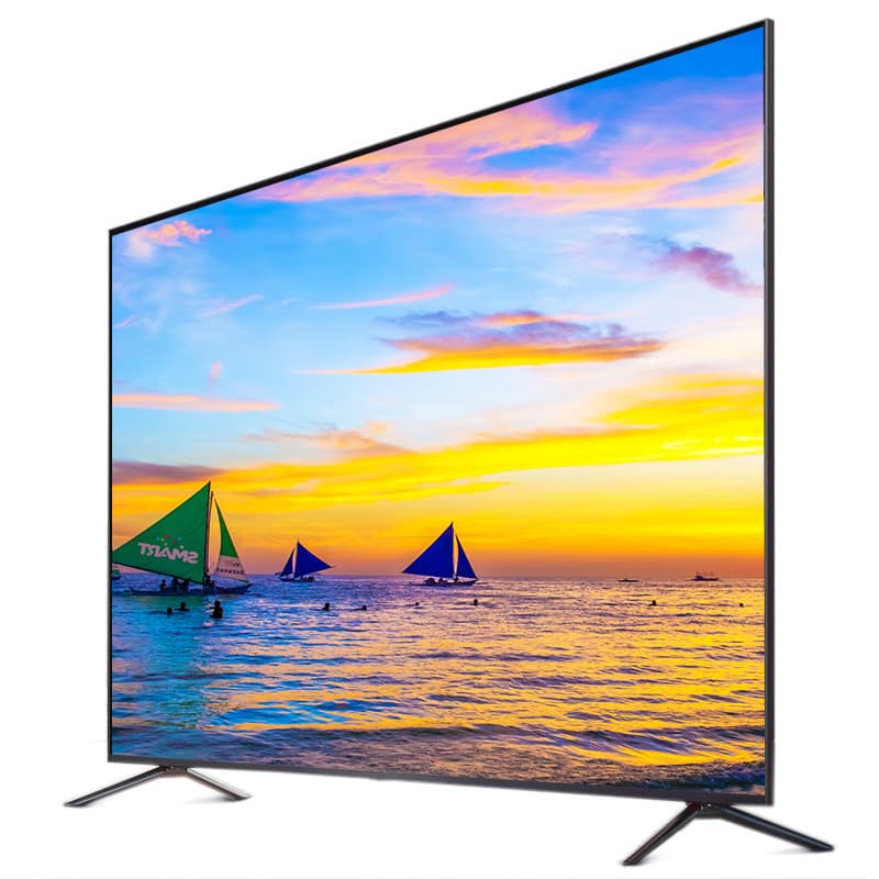 Foreign trade 55-inch TV 65-inch explosion-proof QLED quantum dot 4K ultra-high definition ultra-thin smart LCD TV 6