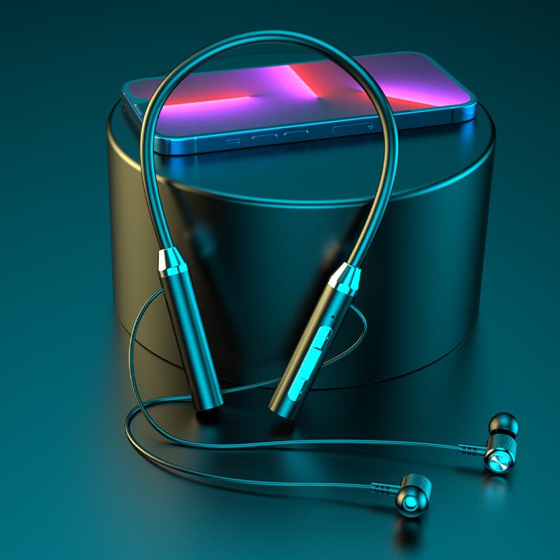 [Key customer link] Bluetooth wireless headset hanging neck sports in-ear neck hanging ultra-long standby manufacturer wholesale 8