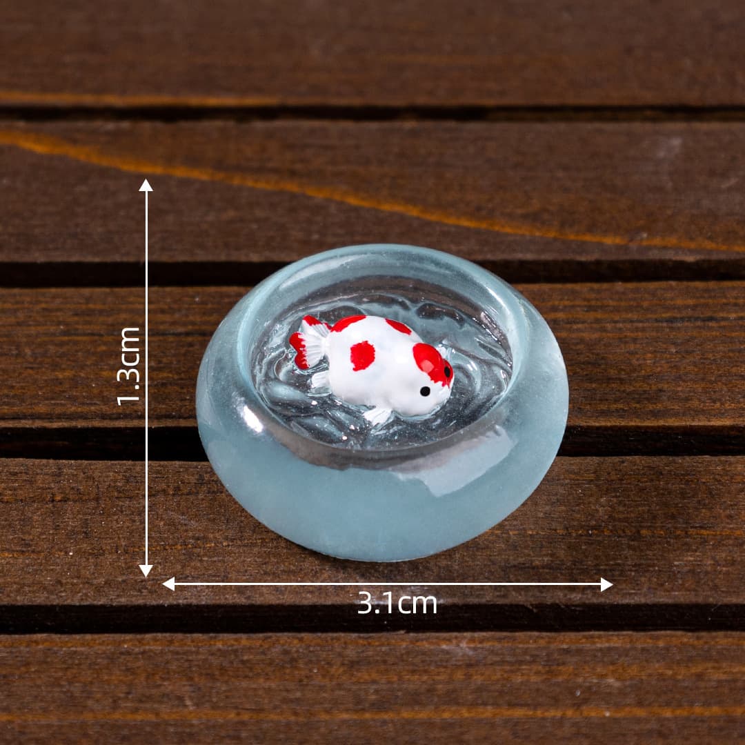 Micro landscape creative simulation small fish tank goldfish house landscaping diy decoration accessories mini desktop small ornaments 8