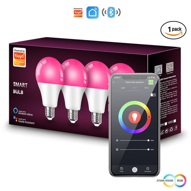 LED graffiti wifi smart bluetooth light bulb app controls graffiti rgb bulb color changing led light bulb 9