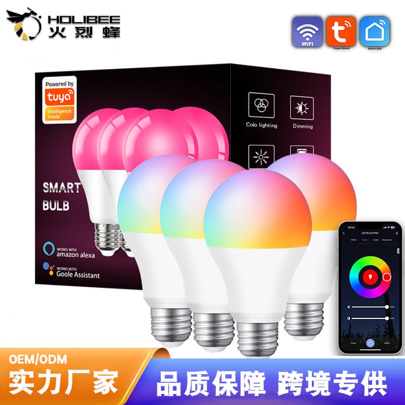 LED graffiti wifi smart bluetooth light bulb app controls graffiti rgb bulb color changing led light bulb 1