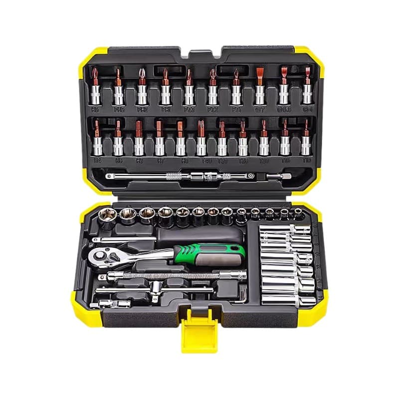 53-piece socket wrench set, auto repair tool repair set, Xiaofei quick tool box set 6