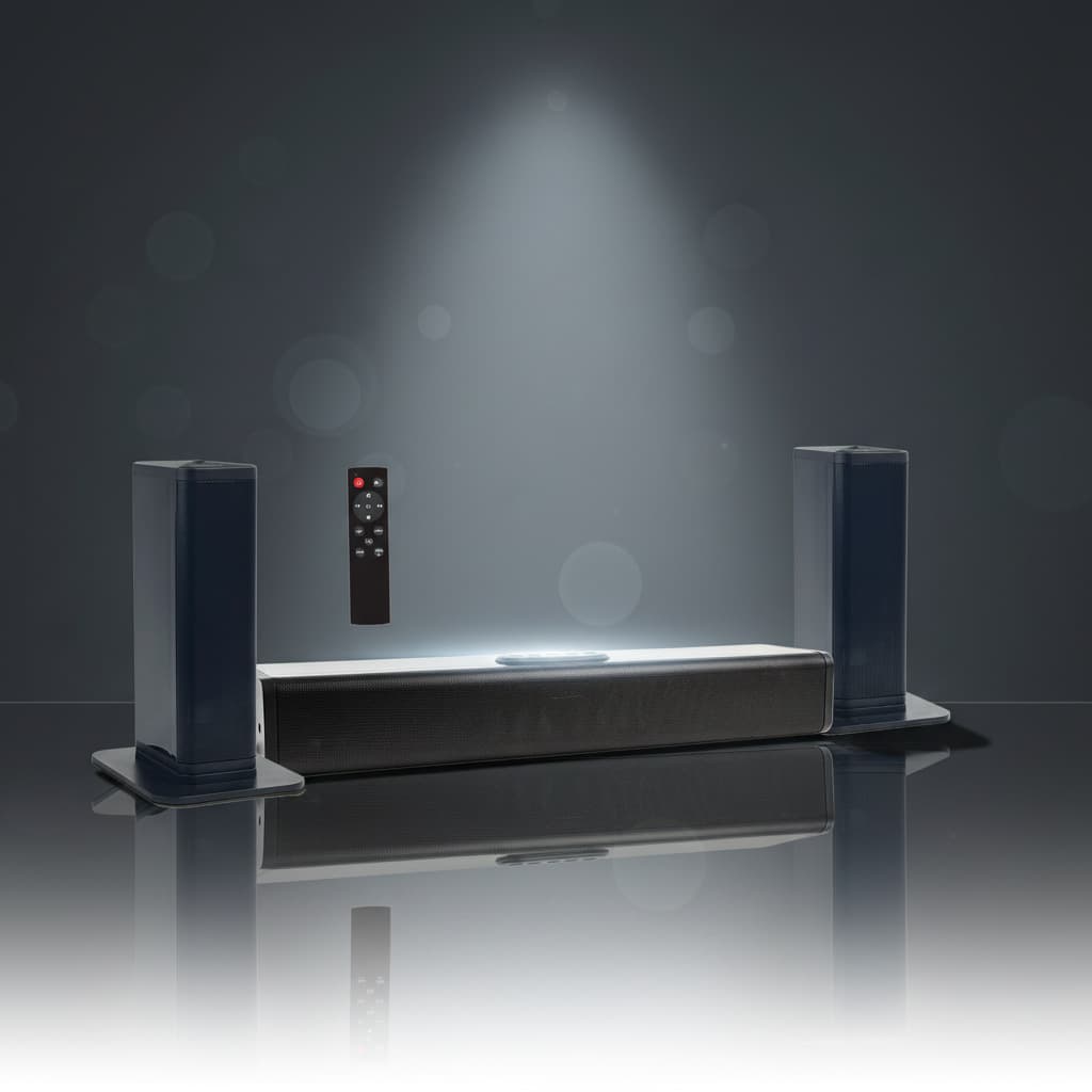 Echo wall soundbar soundbar TV speaker wireless home theater three-in-one built-in bass soundbar