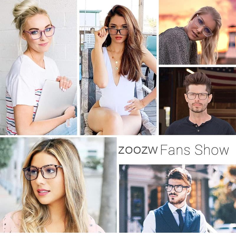 2025 cross-border European and American square frame high-end sense four-season universal plain frame goggles anti-blue light radiation glasses 5