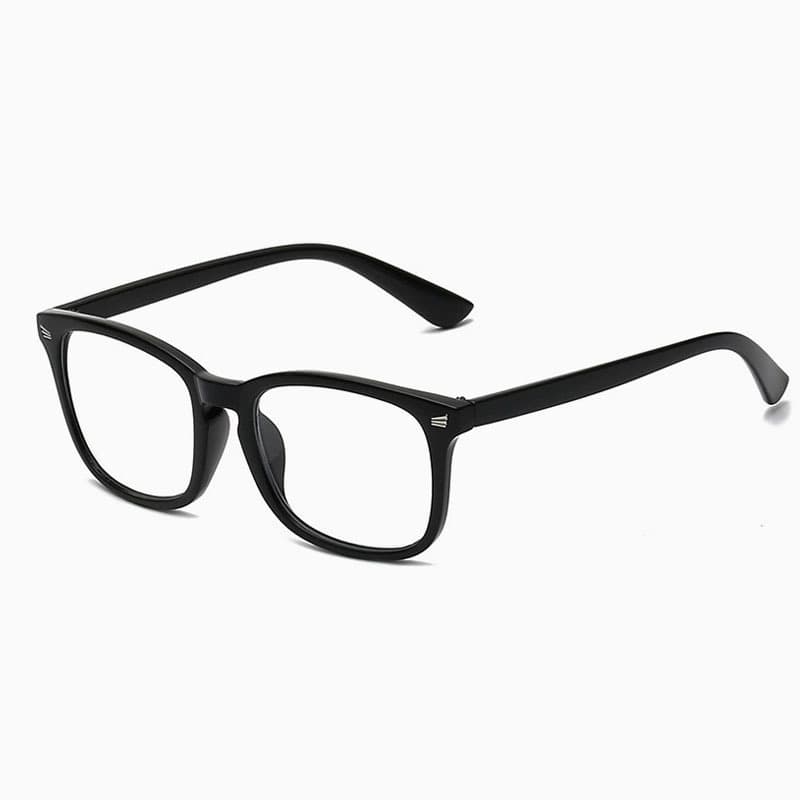 2025 cross-border European and American square frame high-end sense four-season universal plain frame goggles anti-blue light radiation glasses 6