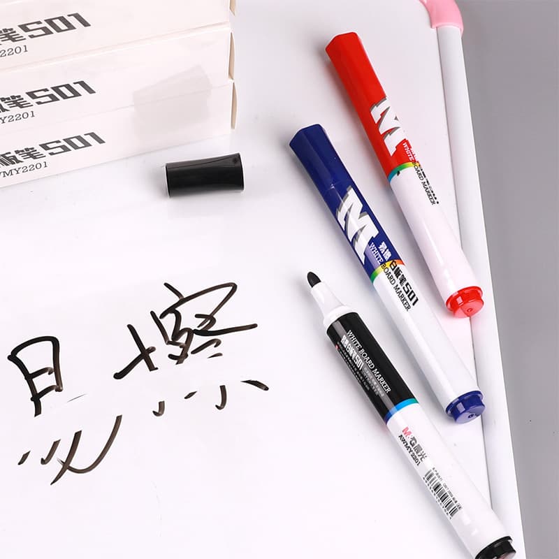 Morning MG whiteboard pen teacher blackboard water-based black pen office supplies children's graffiti whiteboard erasable marker pen 3