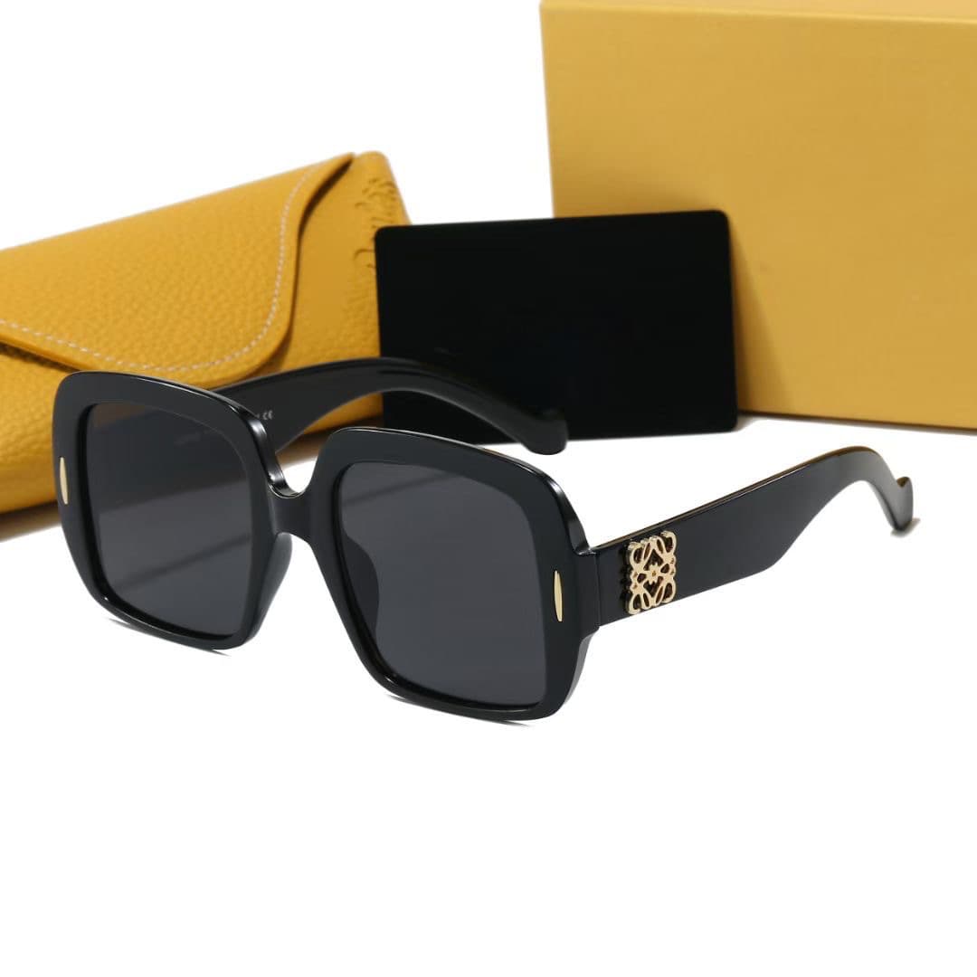 Luojia sunglasses new style sunglasses small fragrance style advanced anti-UV square frame sunglasses lw50076 1
