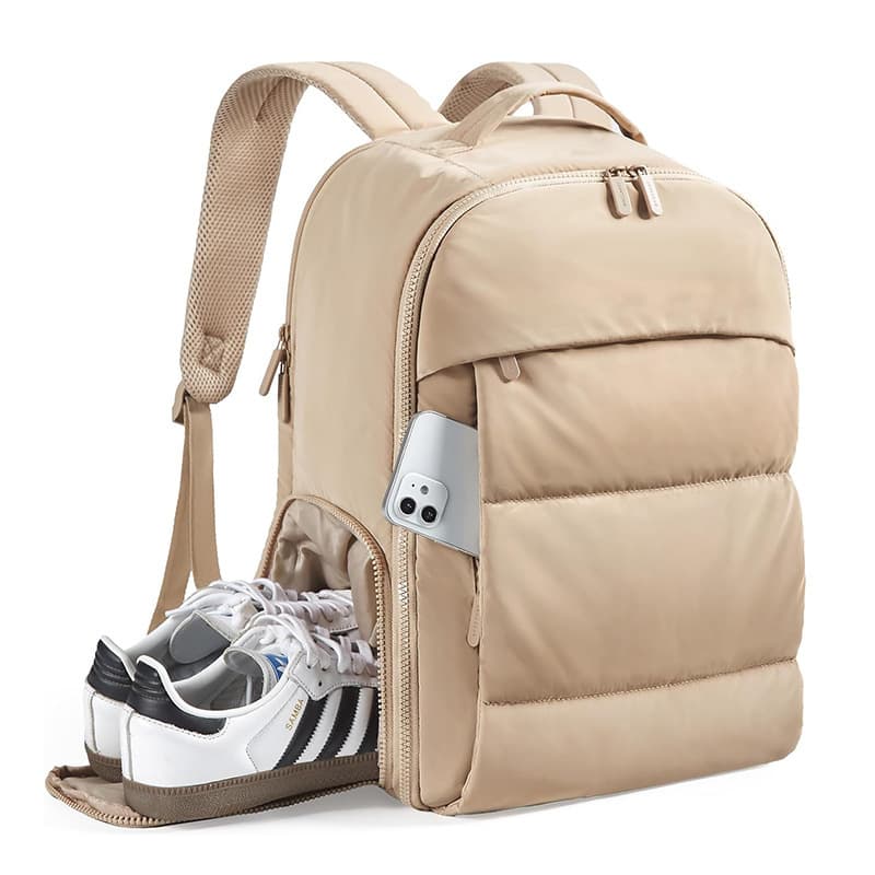 Amazon's new casual backpack, carry-on backpack with shoe compartment, travel backpack, lightweight travel backpack, waterproof 1