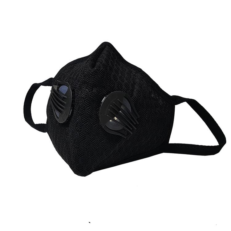 Three-dimensional sports warm mask pure cotton double valve activated carbon filter cycling anti-dust and anti-haze mask 9