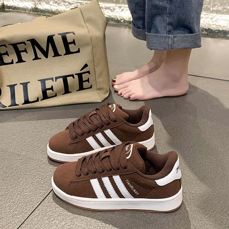 2025 New Pitaya Girl Pink Bread Shoes Student Shoes Casual Versatile Sneakers Breathable Trendy Sports Shoes 10