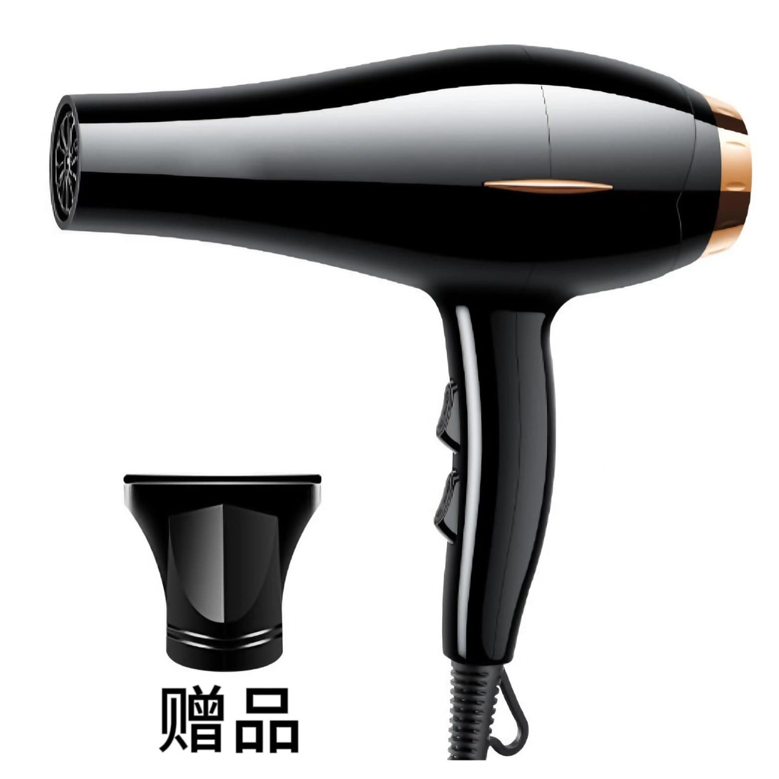 Hair dryer for dormitories, home, negative ion hair care, strong wind, barber shop special, quick-drying, high-power 6