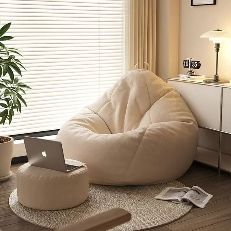 Internet celebrity carefully selected lazy sofa, reclining and sleeping single bean bag sofa, children's balcony reclining Japanese style simple lounge chair 2