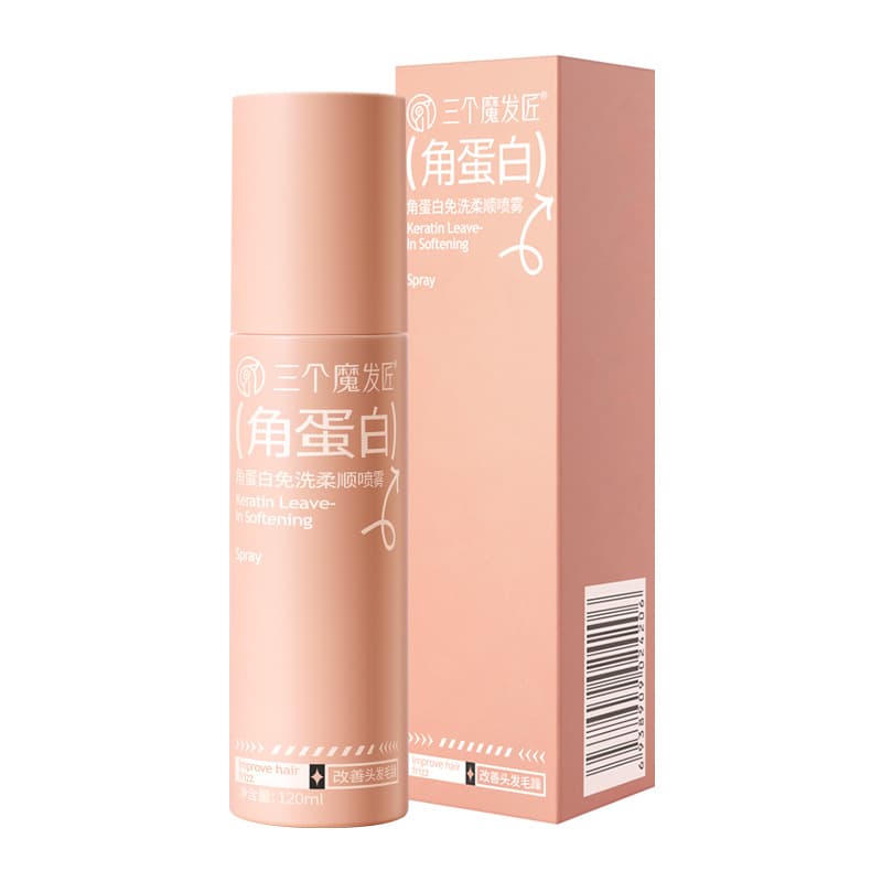 Three Magic Hair Makers Keratin Hair Care No-Rinse Smoothing Spray Hair Conditioner Improves Frizzy and Dry Hair Wholesale 5
