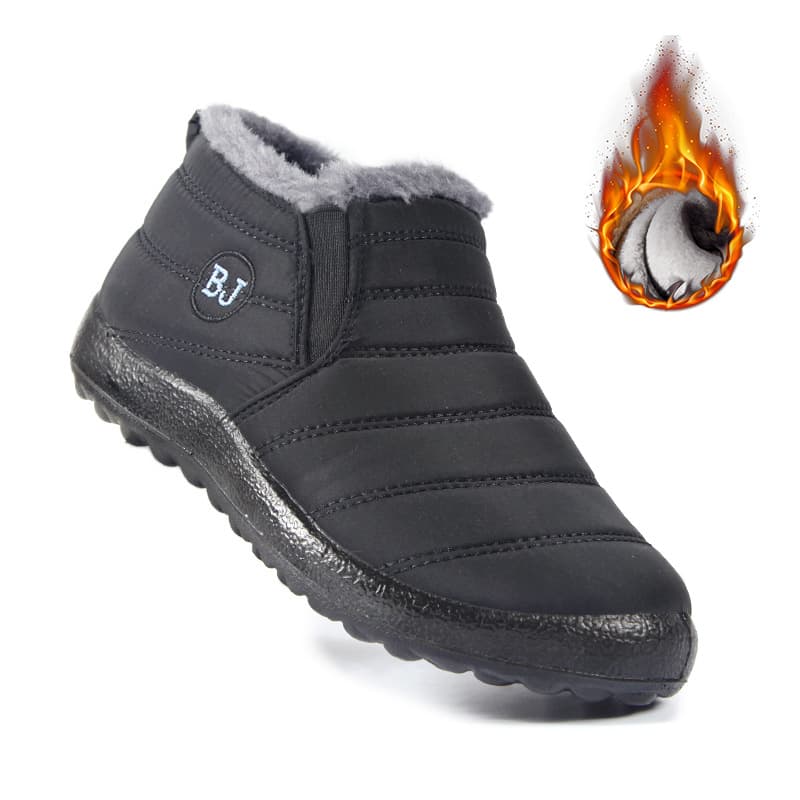 Winter umbrella waterproof cotton boots for men and women large size short-cut low-top snow boots non-slip boots to prevent cold and keep warm 8
