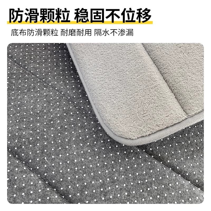 Home bathroom toilet door mat absorbent floor mat anti-slip mat entry door mat bedroom carpet foot mat balcony 4