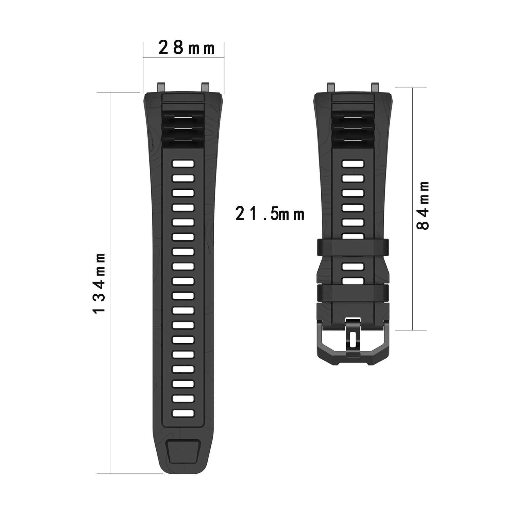 Suitable for Amazfit Rex3 smart sports watch strap with the same silicone strap as Huami T-REX 5