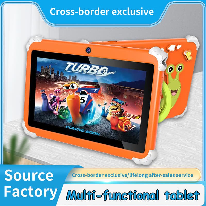 7-inch Android smart children's laptop tablet anti-wifi bluetooth cross-border wholesale manufacturer direct supply 1