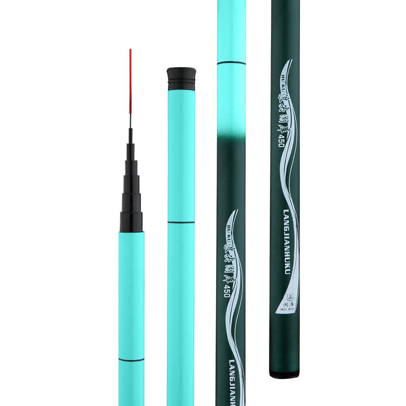 Fishing rod hand rod ultra-light and ultra-hard novice short section stream rod fishing gear set fishing rod special price fishing rod fiberglass 6