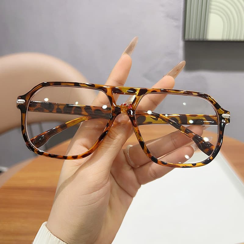 2025 New Anti-Blue Light Internet Celebrity Same Style Glasses for Women Myopic Glasses Frame No-Dimension Plane Glasses for Men Computer Glasses 2392 1
