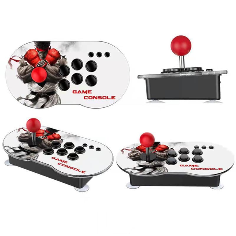 MT6 TV double console game console, joystick double turret, PS1 HD 4K arcade Moonlight Box game 6