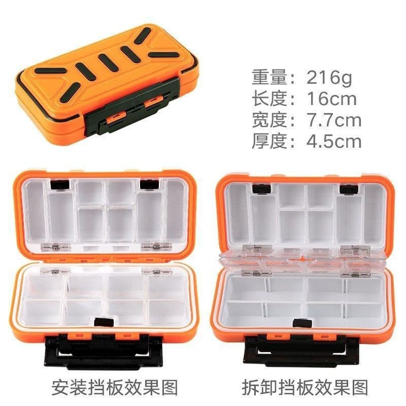 Lure bait box fishing accessories storage box fishing gear accessories box fish hook bait small parts lure box fishing accessories box 7