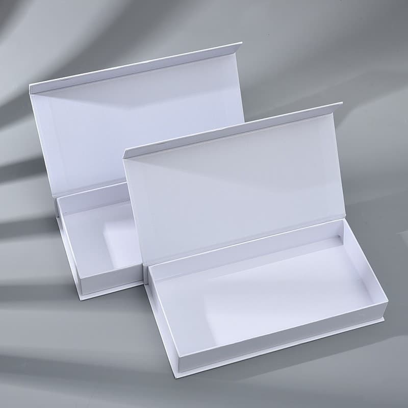Simple flip-top gift box, universal magnetic book-shaped gift box, holiday eye mask, scarf gift box, thickened packaging empty box 4