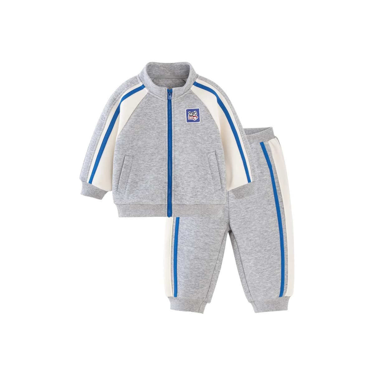 Boys and girls long-sleeved suit college style children's sports baby split 2026 spring and autumn new casual trendy children 6