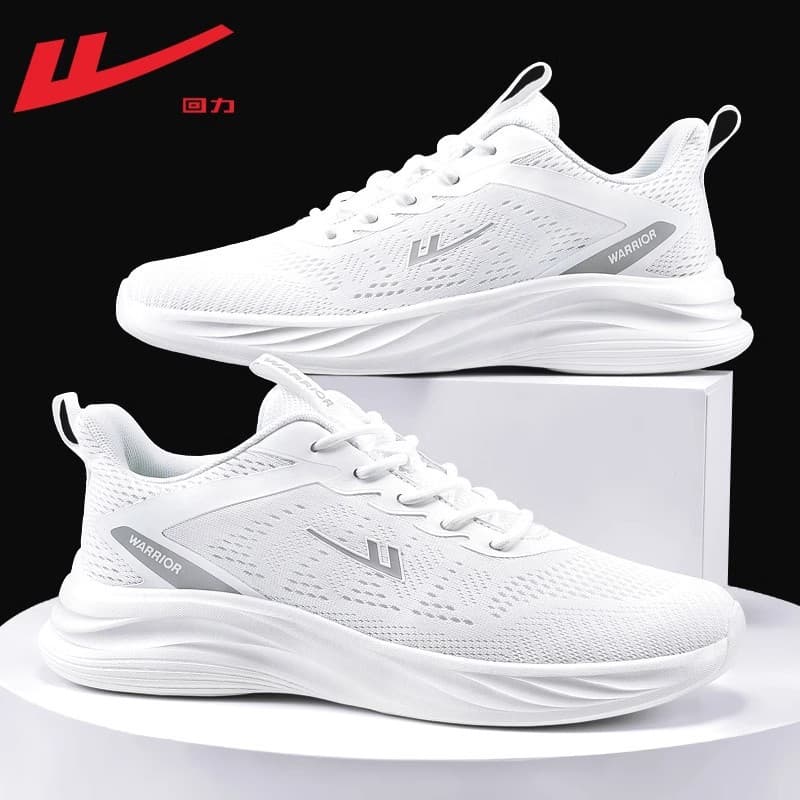 Pull back men's shoes 2025 new sports shoes for men spring and autumn mesh breathable lightweight soft sole shock-absorbing running shoes for men 3