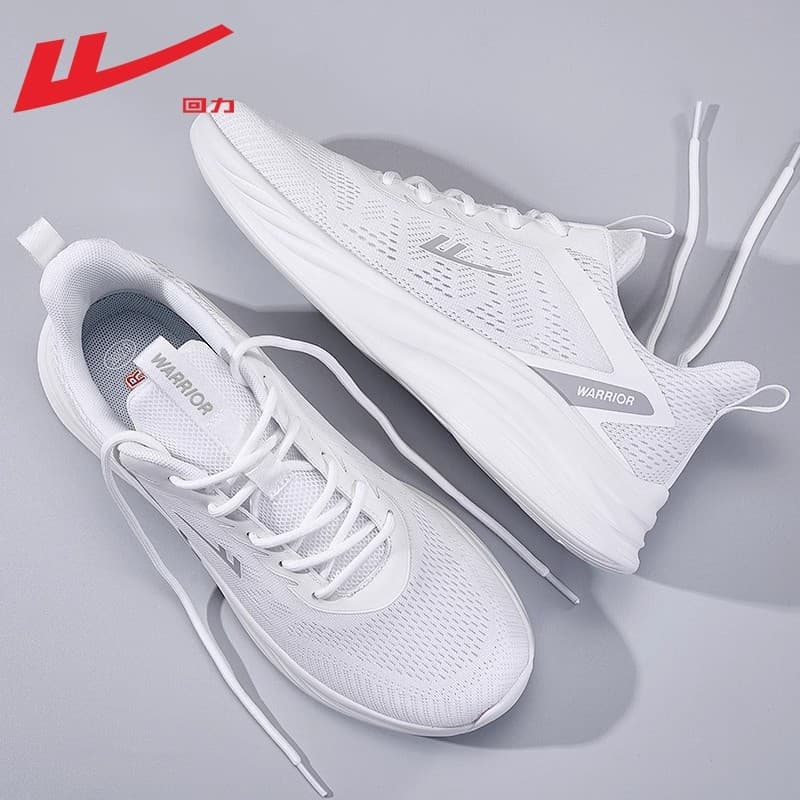 Pull back men's shoes 2025 new sports shoes for men spring and autumn mesh breathable lightweight soft sole shock-absorbing running shoes for men 4