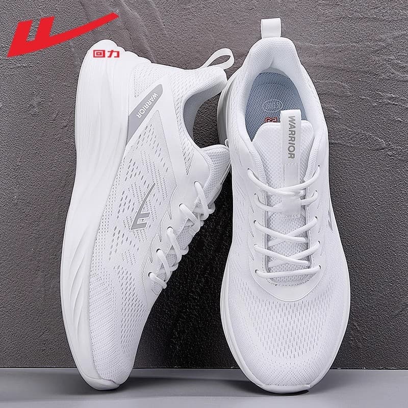 Pull back men's shoes 2025 new sports shoes for men spring and autumn mesh breathable lightweight soft sole shock-absorbing running shoes for men 5