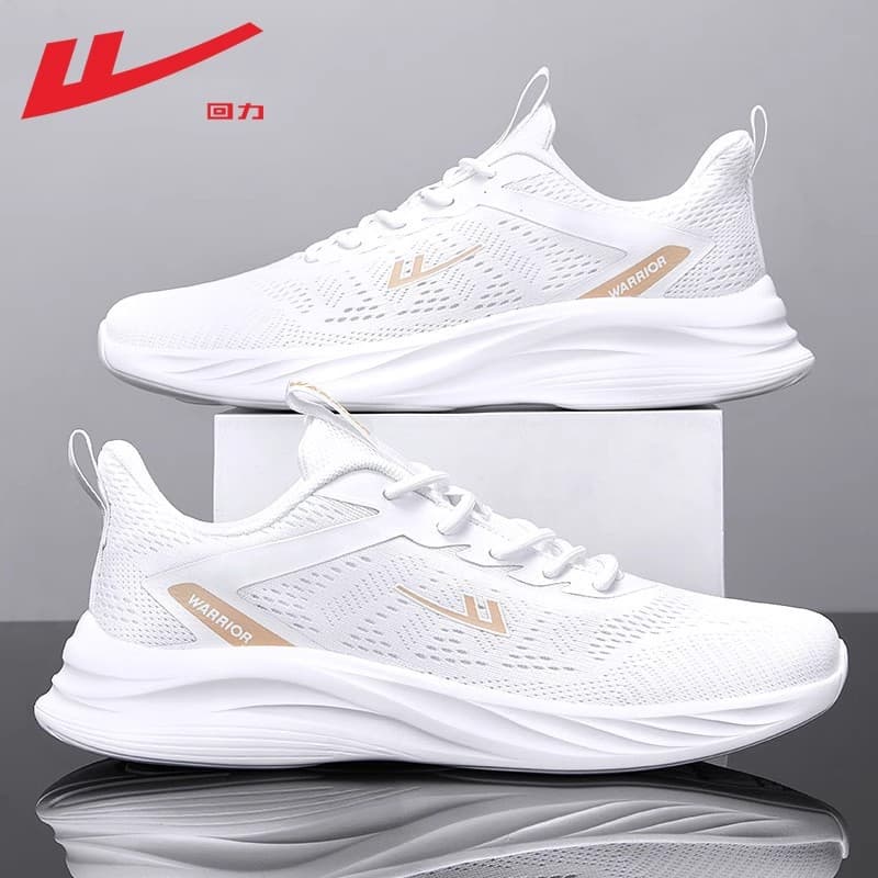 Pull back men's shoes 2025 new sports shoes for men spring and autumn mesh breathable lightweight soft sole shock-absorbing running shoes for men 7