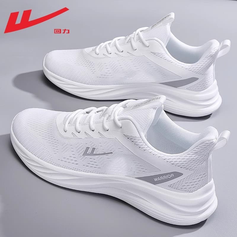 Pull back men's shoes 2025 new sports shoes for men spring and autumn mesh breathable lightweight soft sole shock-absorbing running shoes for men 1