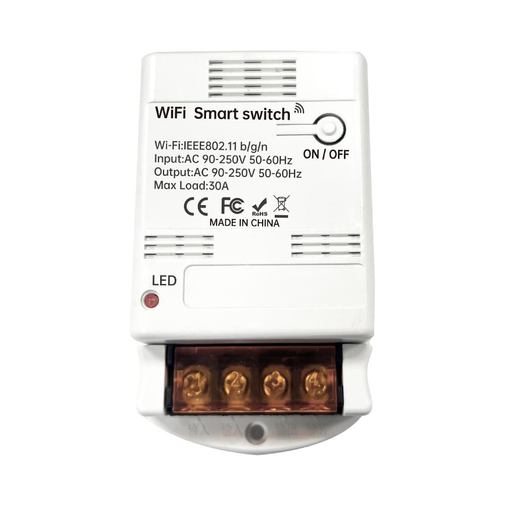 Tuya WiFi switch 30A high power water pump mobile phone APP switch timing voice control smart home 6