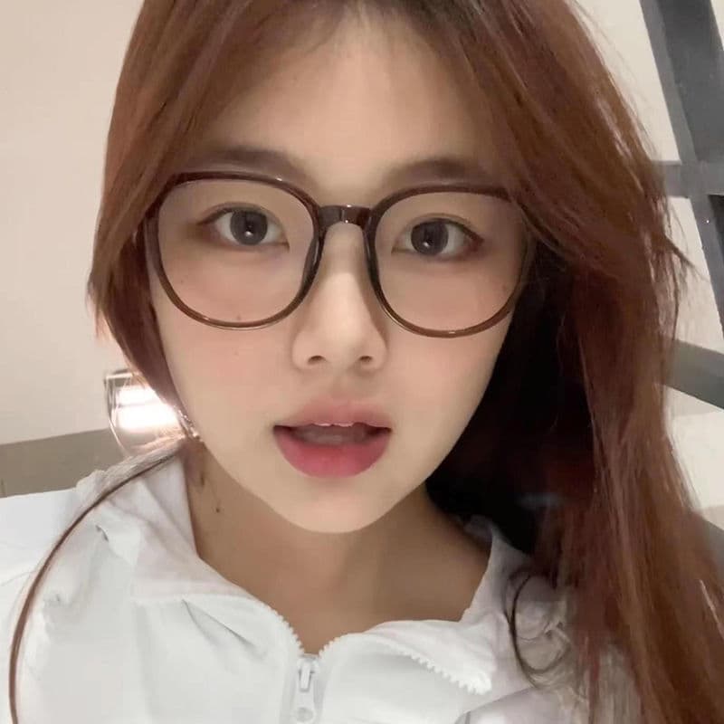 Anti-blue light high-definition women's no-makeup ultra-light frame non-prescription flat mirror stall large frame myopia glasses frame wholesale 4